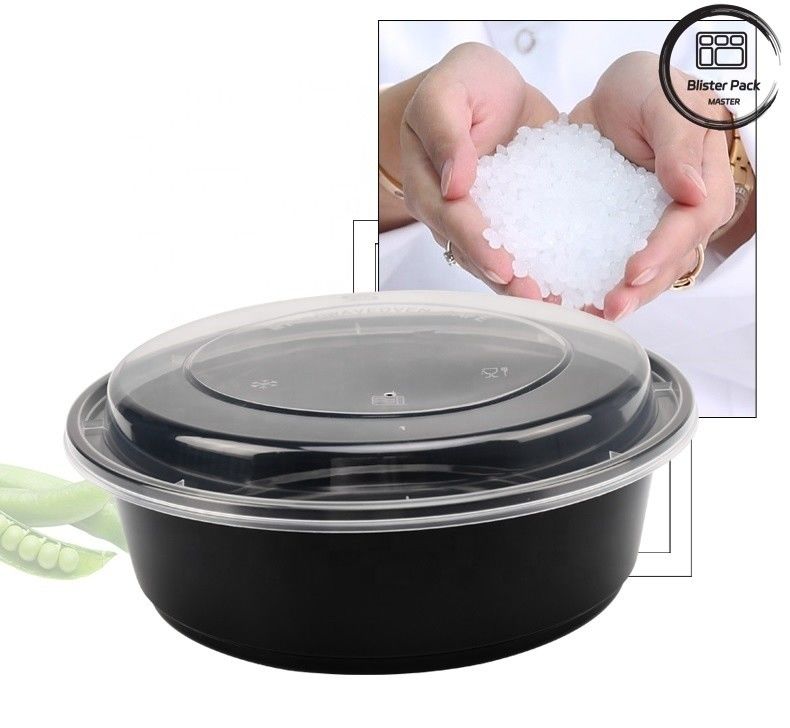 डिस्पोजेबल सलाद कंटेनर BPA मुक्त लीकप्रूफ विभिन्न आकार 8oz 12oz 16oz 24oz 32oz