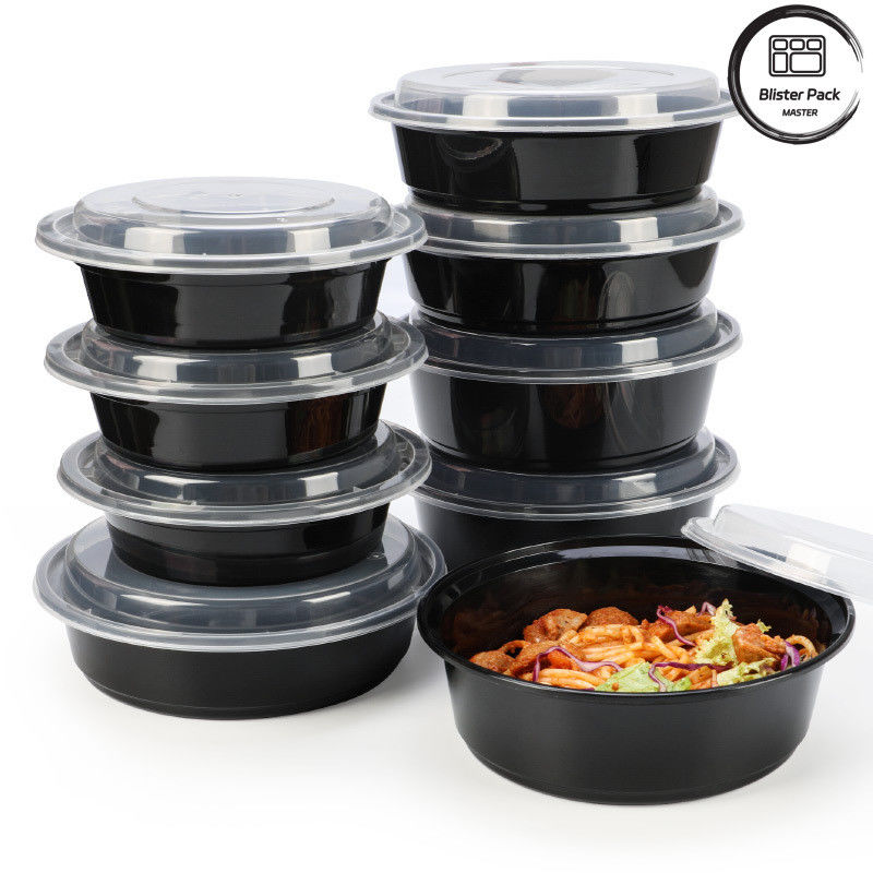 डिस्पोजेबल सलाद कंटेनर BPA मुक्त लीकप्रूफ विभिन्न आकार 8oz 12oz 16oz 24oz 32oz