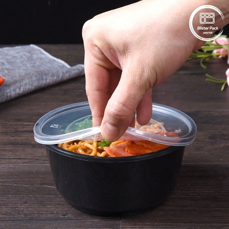डिस्पोजेबल सलाद कंटेनर BPA मुक्त लीकप्रूफ विभिन्न आकार 8oz 12oz 16oz 24oz 32oz